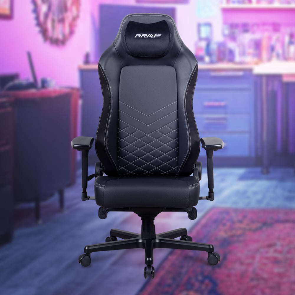 Изображение товара Компьютерное поворотное кресло KSG BRAVE AF-8 Walker Black, черное