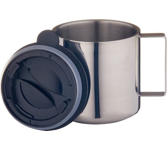 Изображение товара Кружка изотермическая с крышкой TOURIST «Дружба» 280 мл, нерж. сталь, ДК-562