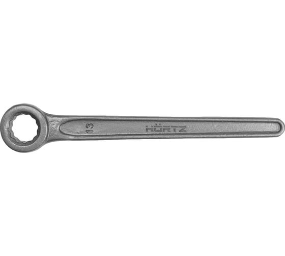 Изображение товара Накидной односторонний ключ HORTZ 13 прямой длинная ручка HOR 450279
