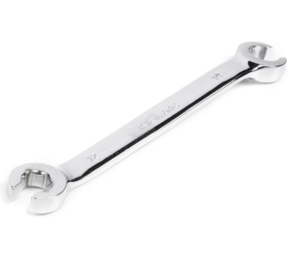 Изображение товара Накидной разрезной двусторонний ключ HORTZ 12х14 хромированный HOR 119690