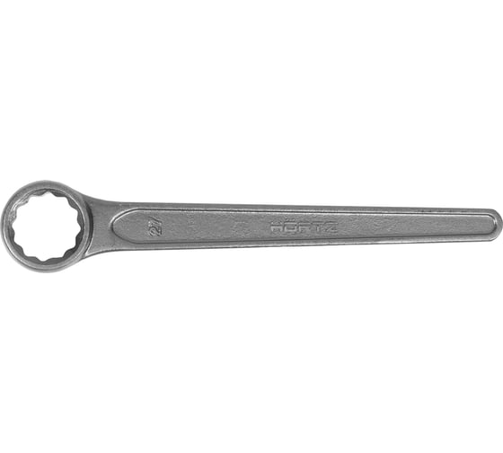 Изображение товара Накидной односторонний ключ HORTZ 27 прямой длинная ручка HOR 165196