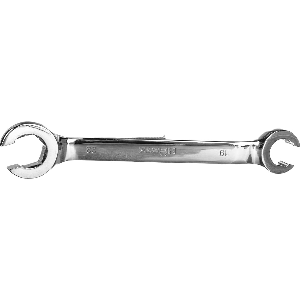 Двусторонний разрезной накидной ключ HORTZ шабер двусторонний лопатка прямая вогнутая 13 см на блистере серебристый