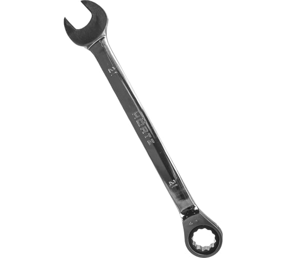 Изображение товара Комбинированный ключ HORTZ трещоточный 21х21 хромированный HOR 330774