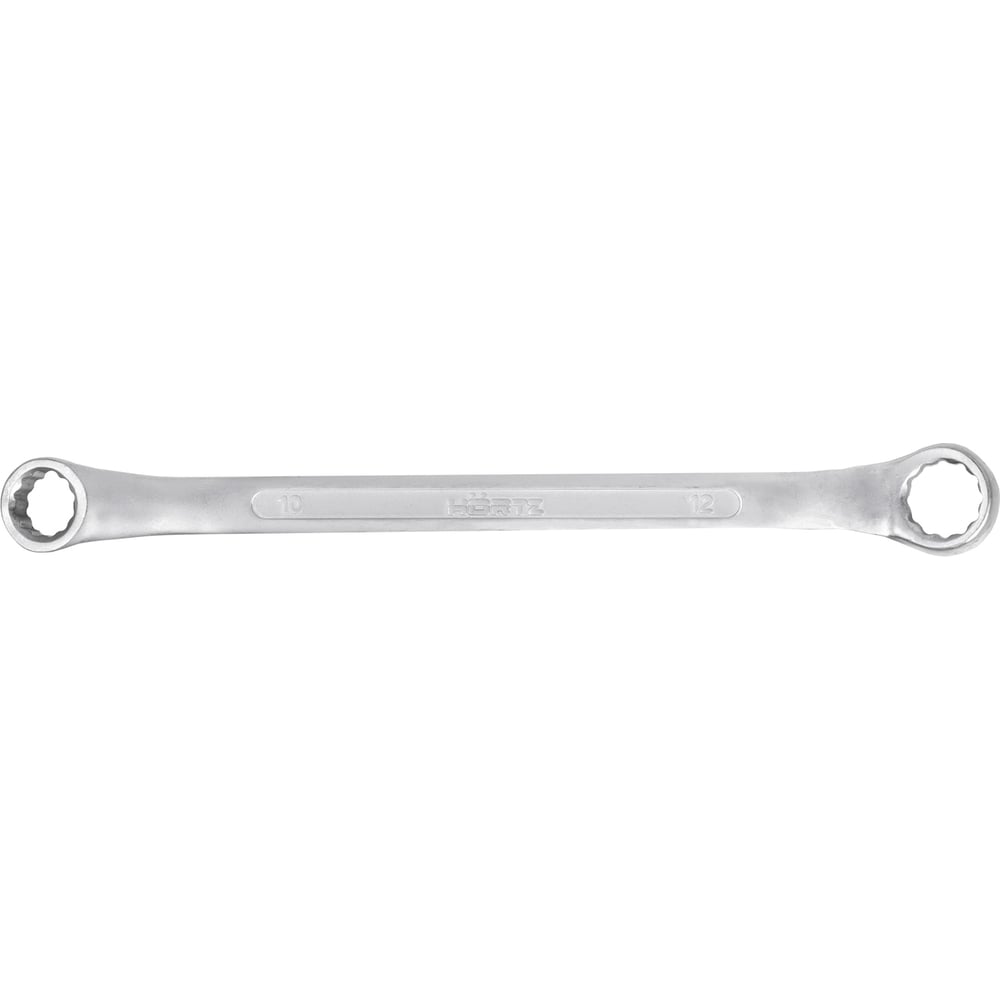 Изображение товара Накидной двусторонний ключ HORTZ 10x12 хромированный HOR 102170