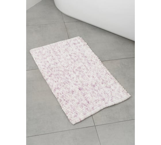 Изображение товара Коврик для ванной комнаты FORA хлопковый, лиловый, FOR-SC50-80LL