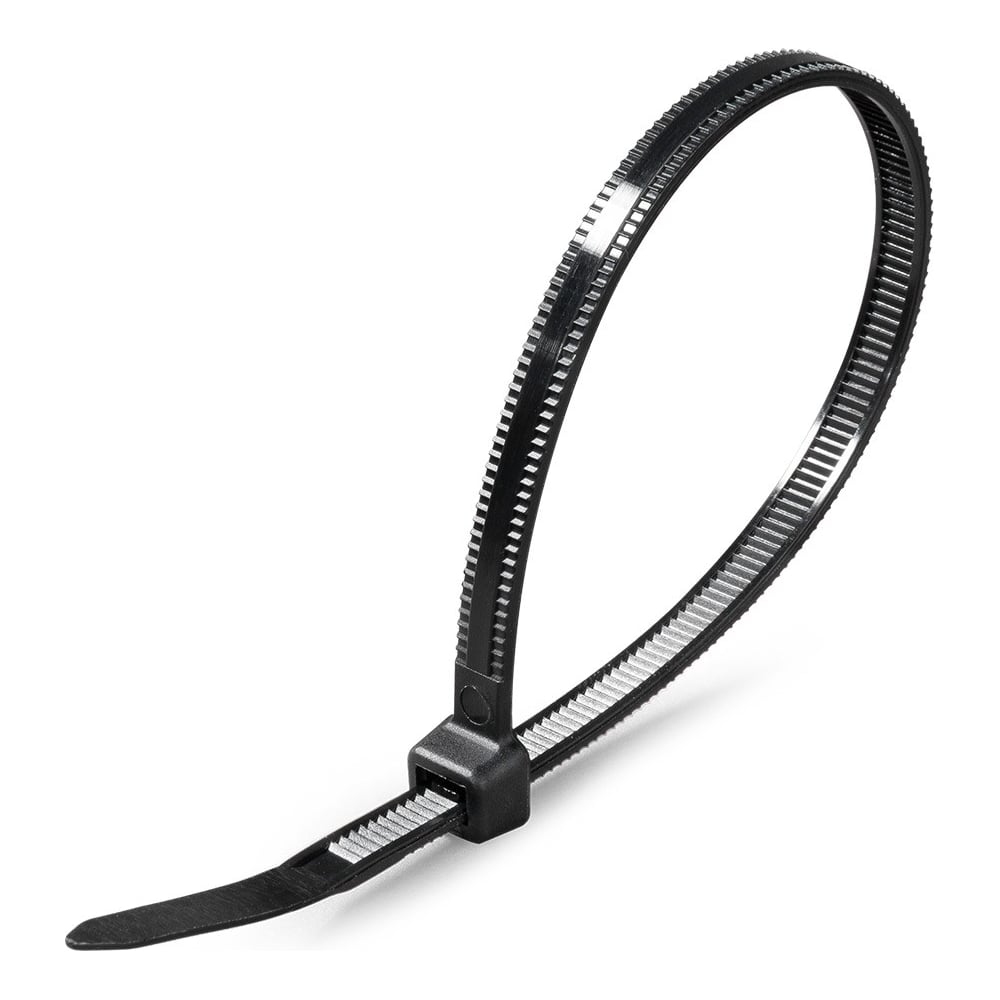 Изображение товара Нейлоновая стяжка Fortisflex КСС MULTILOCK 8x500 100 шт черная