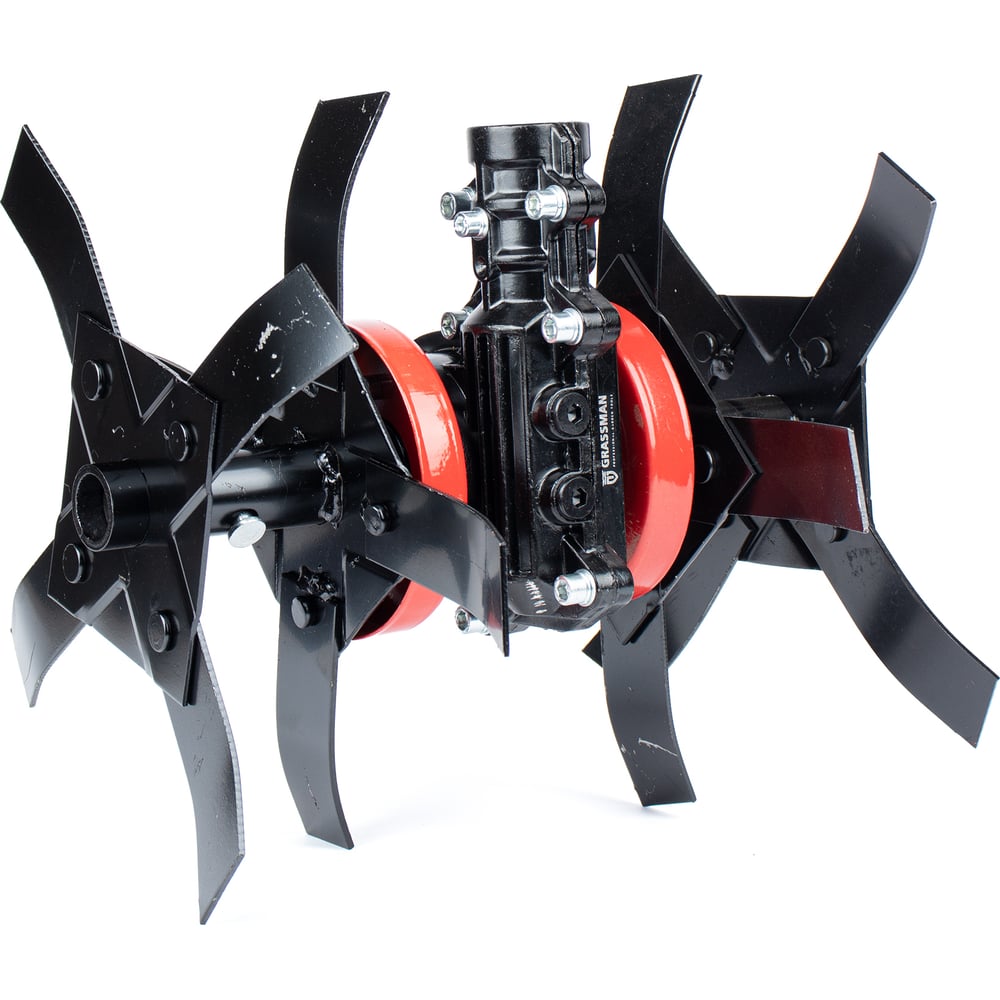 Изображение товара Насадка культиваторная Grassman NC-26/9 для бензотриммера под штангу 26 мм