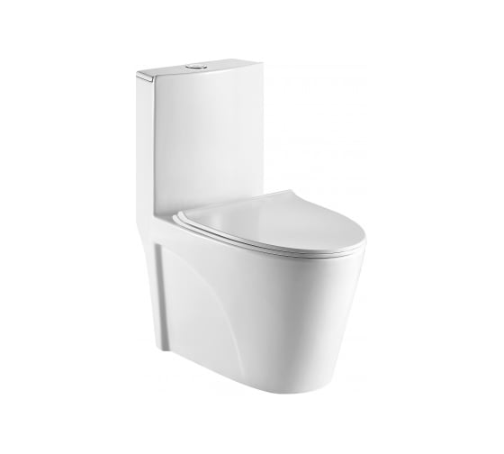 Изображение товара Унитаз-моноблок WeltWasser WW WELZBACH белый глянец 001 GL-WT 10000003805