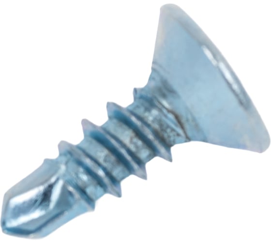 Изображение товара Саморез по металлу с потайной головкой SORREX 4,2x13 DIN 7504P оцинкованный со сверловым наконечником (500 штук) 7504P-1-042-013-500