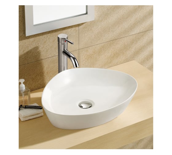 Изображение товара Накладная раковина WeltWasser WW ELBACH 505х410х105 1133 10000003850