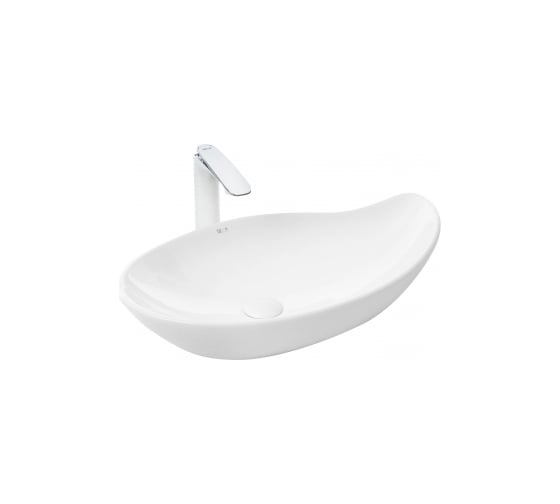 Изображение товара Накладная раковина WeltWasser WW ELBACH 650х380х140 1090 10000004578