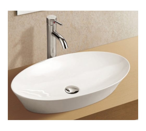 Изображение товара Накладная раковина WeltWasser WW ELBACH 605х360х120 1132 10000003861