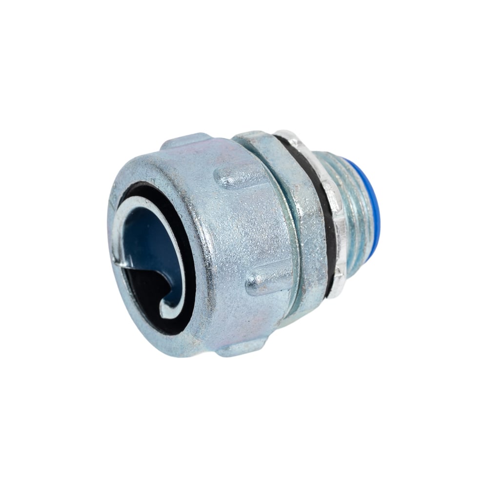 Изображение товара Муфта вводная Рувинил с наружной резьбой 1/2" для металлорукава МВн-18 10 шт