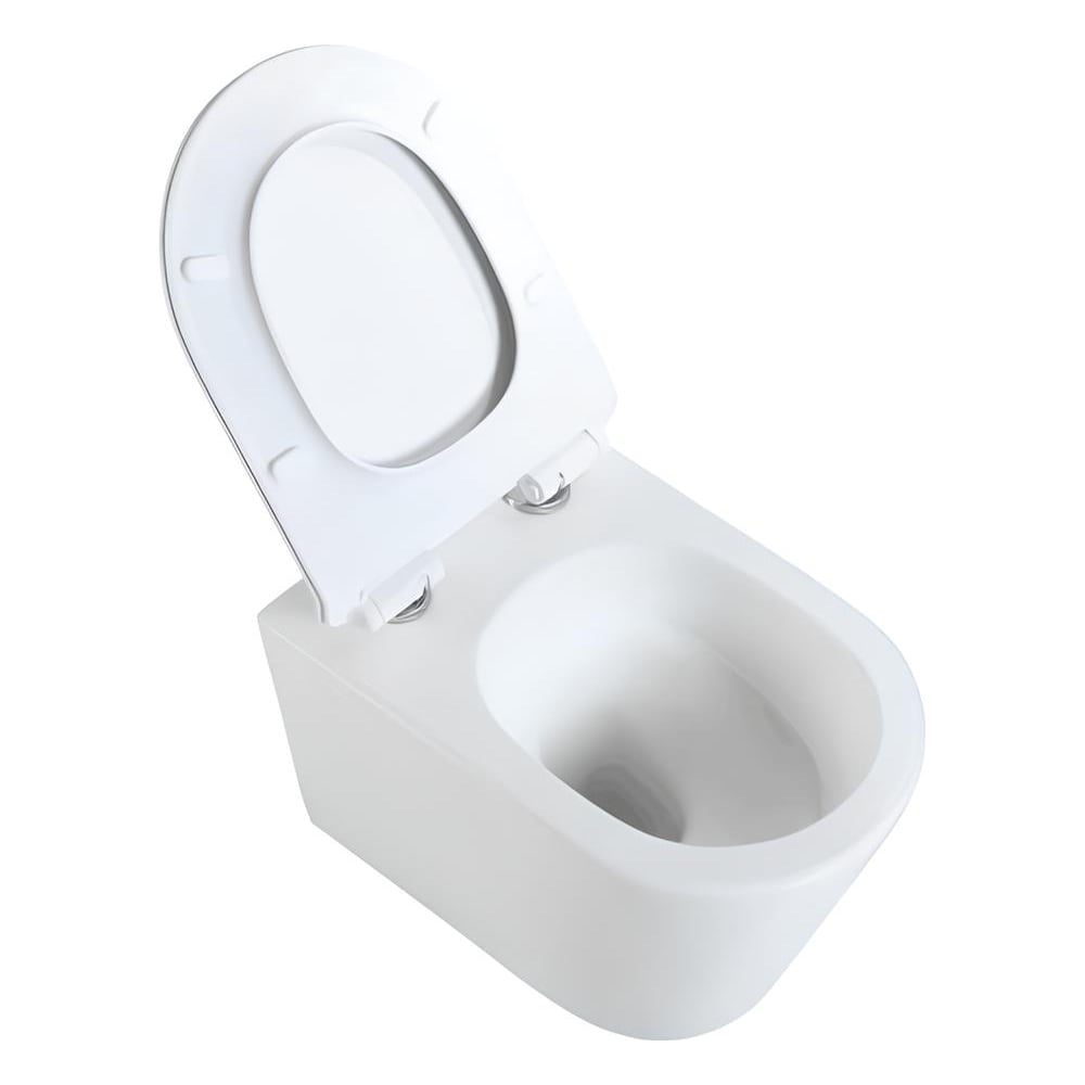 Изображение товара Подвесной унитаз Selena Circulo безободковый с каскадным сливом и микролифтом