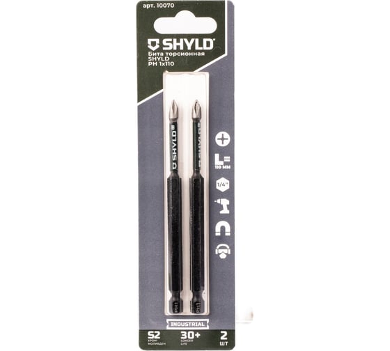 Изображение товара Торсионная бита SHYLD PH1x110 (2шт.) 6691377
