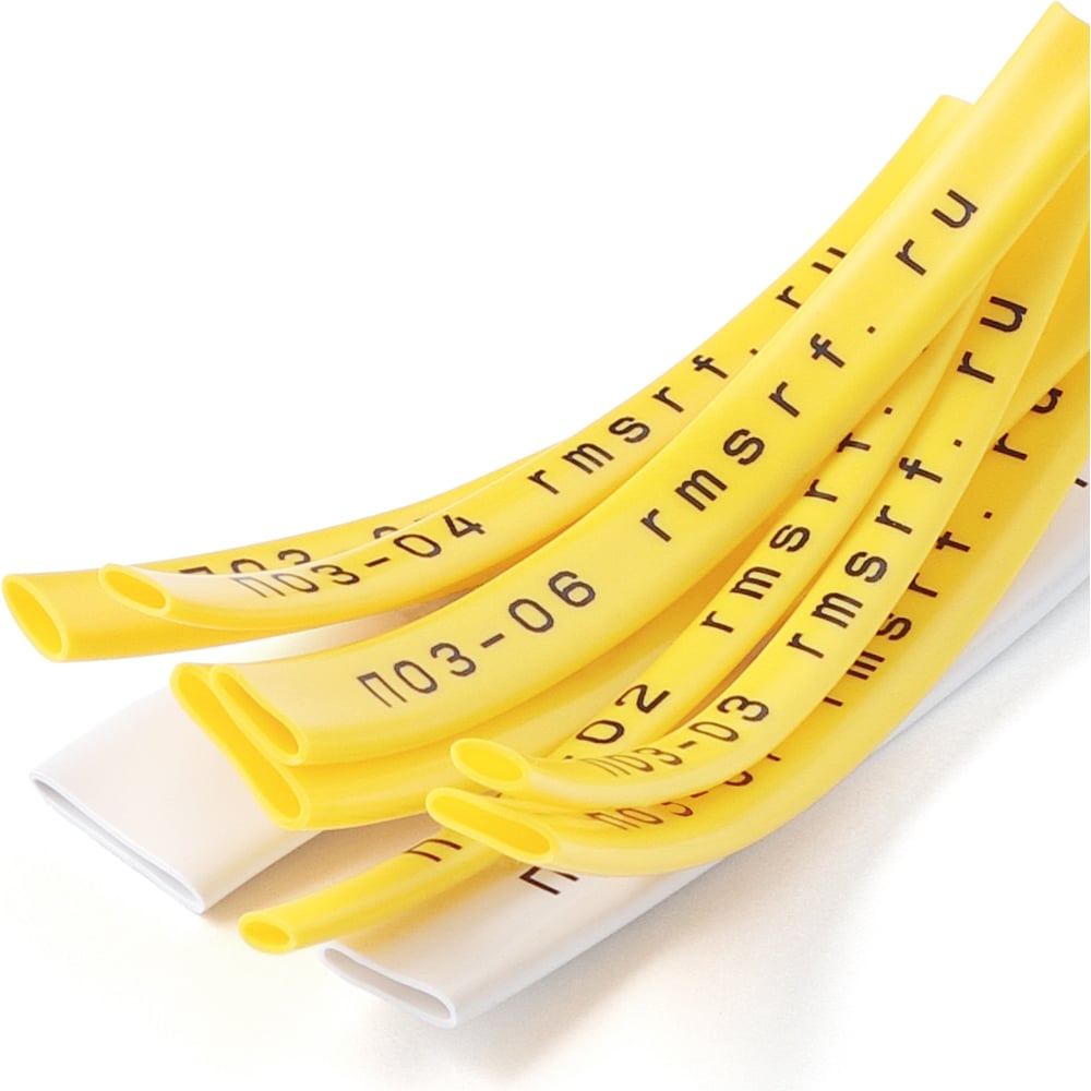 Изображение товара Профиль овальный безгалогеновый РМС на провод 0,5 мм2 50 м белый ПОЗ-02БМ