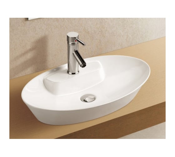 Изображение товара Накладная раковина WeltWasser WW ELBACH 610х365х115 3203 10000003858