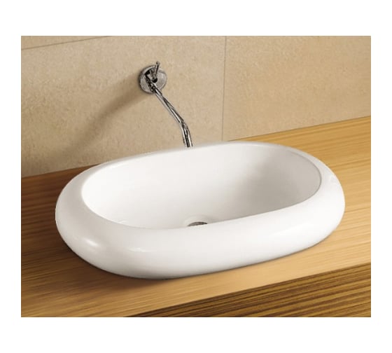 Изображение товара Накладная раковина WeltWasser WW ELBACH 635х420х105 3075 10000003869