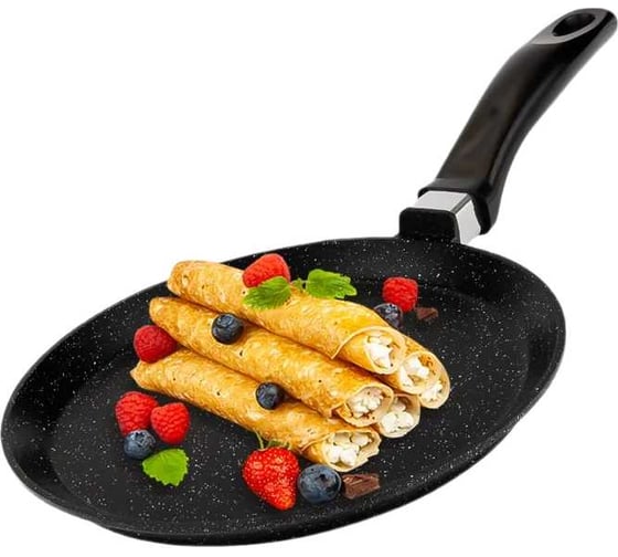 Изображение товара Блинница Традиция готовить с любовью антипригарное покрытие, литая, 22 см, Оптима ТО6221