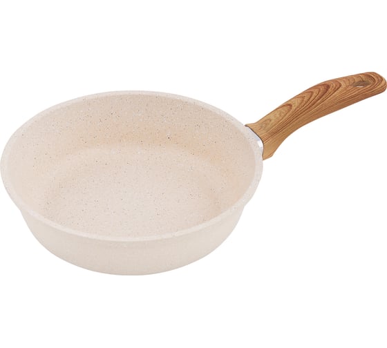 Изображение товара Сковорода Традиция готовить с любовью антипригарное покрытие, литая, 20 см, Ваниль ТВ2201