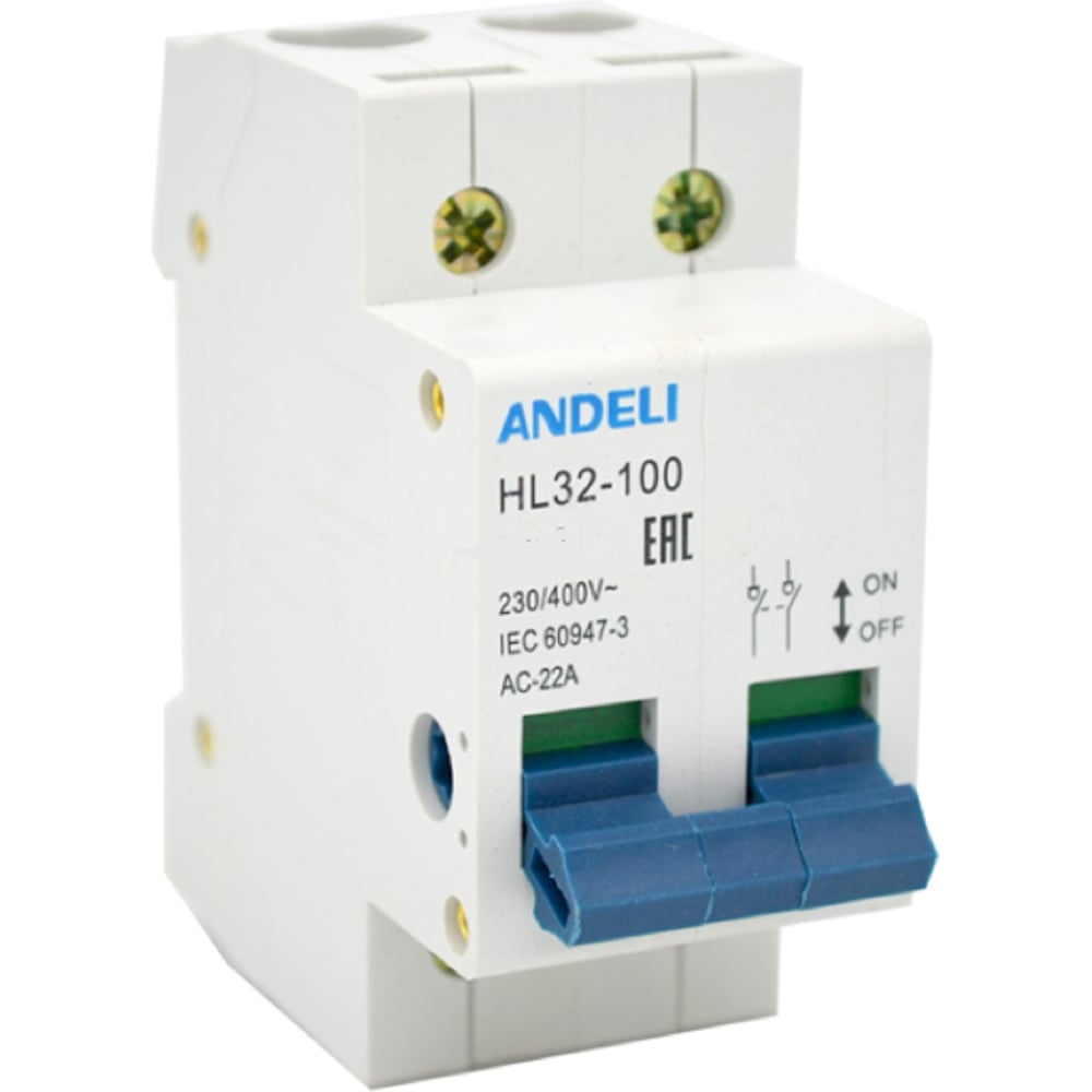 Изображение товара Выключатель нагрузки ANDELI HL32-100 2P 80A ADL04-042