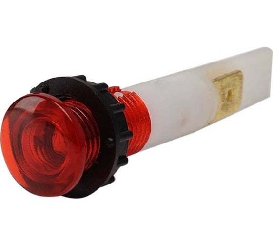 Изображение товара Сигнальная арматура Emas 10мм красная с заж. MS 6,3х0,8мм с лампой, 230В S102NK