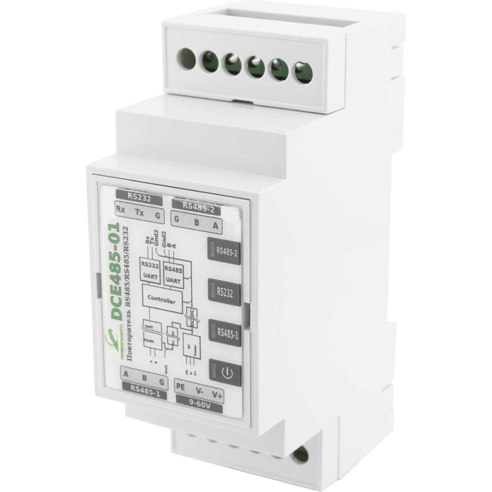 Изображение товара Повторитель RS485/RS485/RS232 НТК Приборэнерго DCE485-01 для безопасной связи