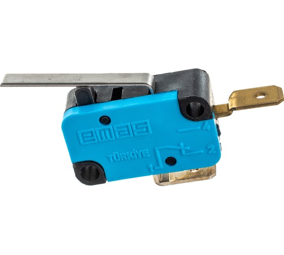 Изображение товара Микро-выключатель Emas 10 A, 250 V AC с лапкой MK1KIM21