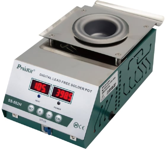 Изображение товара Ванна паяльная с цифровым управлением Pro'sKit SS-562NB обновленная SS-562B, 220В, 350Вт С00040350