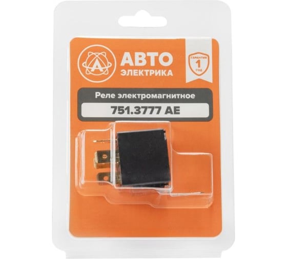 Изображение товара Реле АВТОЭЛЕКТРИКА 751.3777 в блистере (ан.901.3747,981.3777) 5-и контактное с кронштейном (20/10А 24В) 751.3777 08.01449