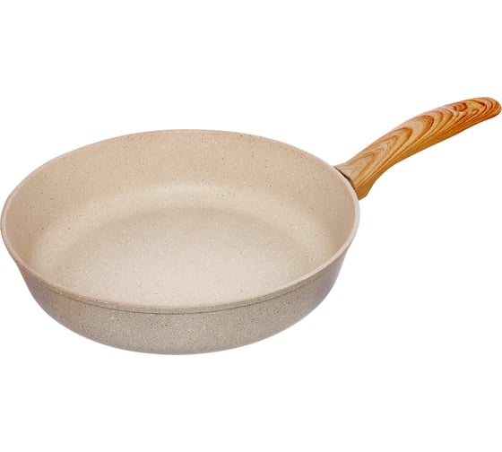 Изображение товара Сковорода Традиция готовить с любовью антипригарное покрытие, литая, 28 см, Ваниль ТВ2281