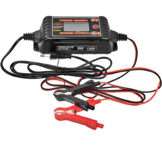 Изображение товара Устройство зарядное LAVITA ИМПУЛЬСНОЕ 6В/12В, 1-4А, 1,2-120АЧ, IP65, (WET/AGM/GEL) LA 192200