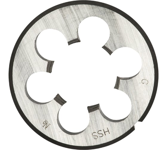 Изображение товара Плашка дюймовая Профоснастка № 224 Эксперт G 3/8 Р6М5 (HSS M2) пластиковый бокс 50511014