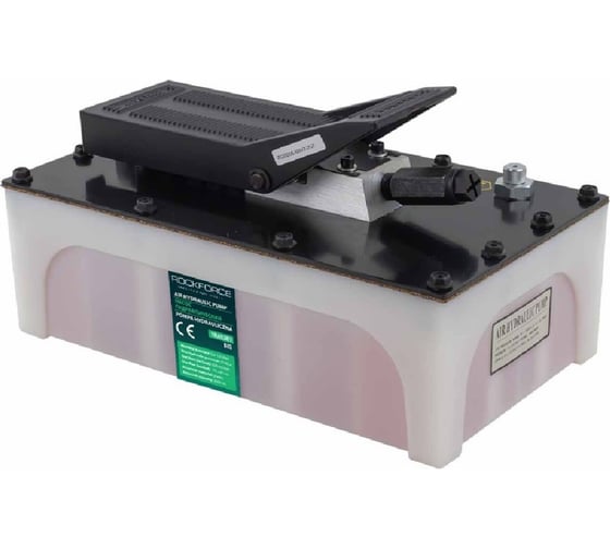 Изображение товара Насос пневмогидравлический Rockforce ножной 0.69л(раб.давл. 7.5-8.5бар,макс. гидравлич. давл.700бар, расход без нагрузки 490мл/мин,расход с нагрузкой 130мл/мин) RF-TRA3401 BIG(57214)