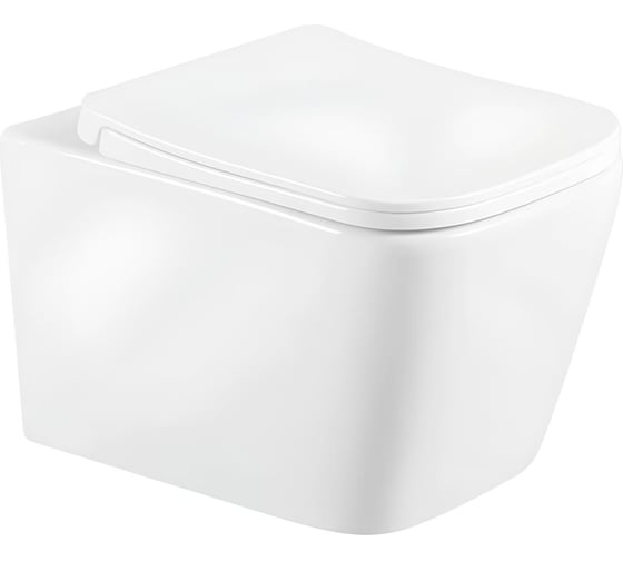 Изображение товара Унитаз подвесной Selena Quadra б/о в/к микролифт Q001WG 123-0221