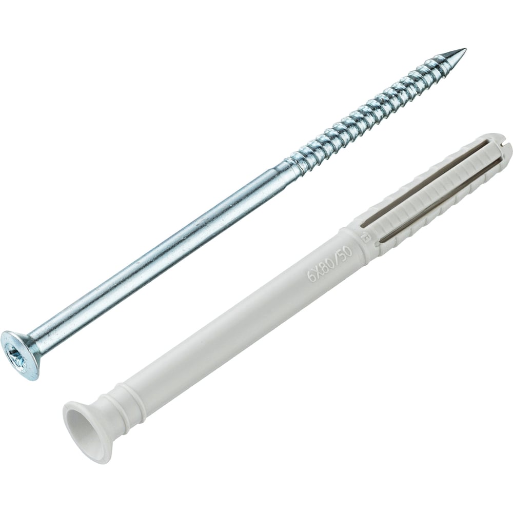 Изображение товара Дюбель-гвоздь Tecfi YZ 6x80 с потайной манжетой, 50 шт.