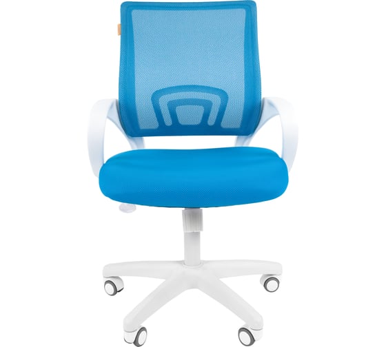 Изображение товара Компьютерное кресло CHAIRMAN 696 белый пластик TW голубой 00-07022785
