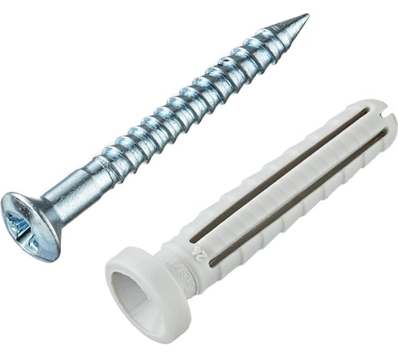 Изображение товара Дюбель-гвоздь Tecfi YZ цилиндр. манжета, нейлон, 5x30, 150 шт. пакет 148873