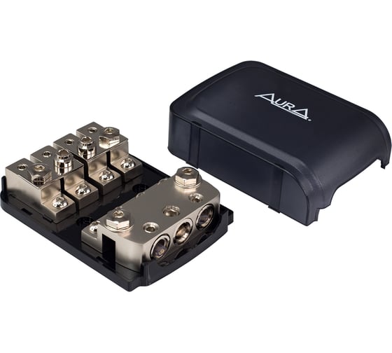 Изображение товара Держатель AURA на 4 предохранителя miniANL, никель FHM-4048