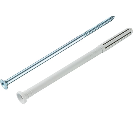 Изображение товара Дюбель-гвоздь Tecfi YZ цилиндр. манжета, нейлон, 8x135, 50 шт. пакет 148885