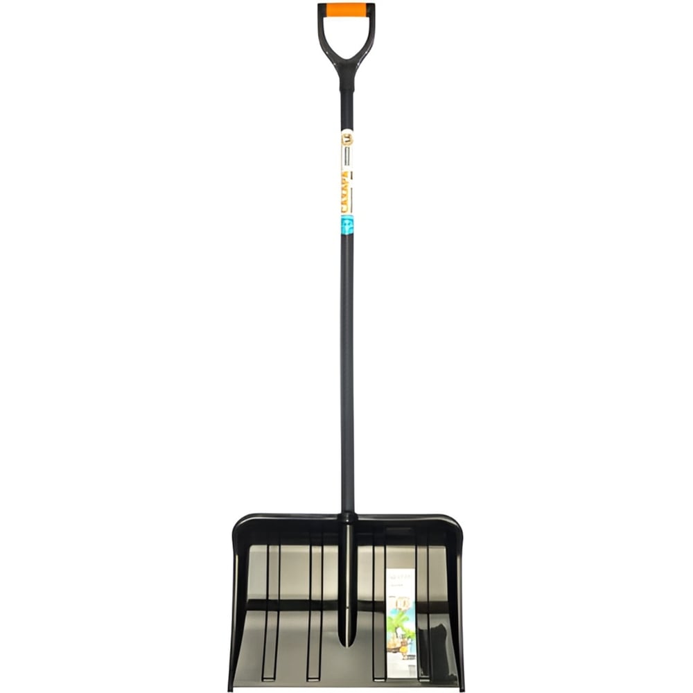 Изображение товара Снеговая лопата BlackWeld Сахара 130212 с деревянным черенком зимний инструмент