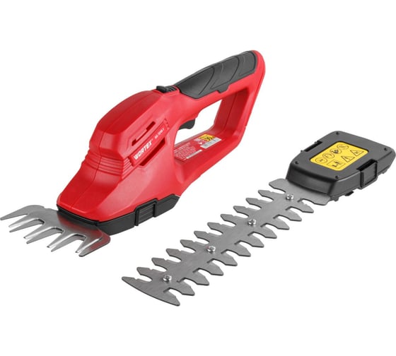 Изображение товара Садовые аккумуляторные ножницы WORTEX SG 7215-1 в кор. + насадка-кусторез 1334806