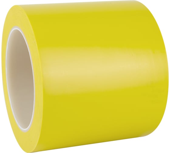 Изображение товара Лента односторонняя ПВХ для разметки Vintanet 911 желтая, 190 мкм, 100мм х 33м 911Y 100MMХ33M