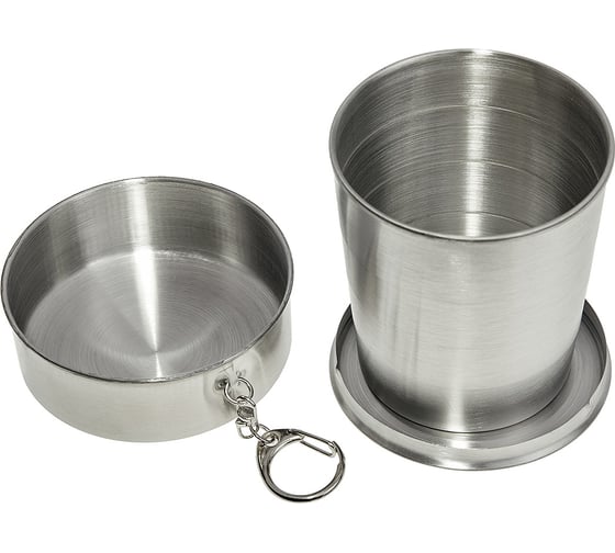 Изображение товара Складной стакан TOURIST Дружба объём: 250 мл, нержавеющая сталь ДК-557