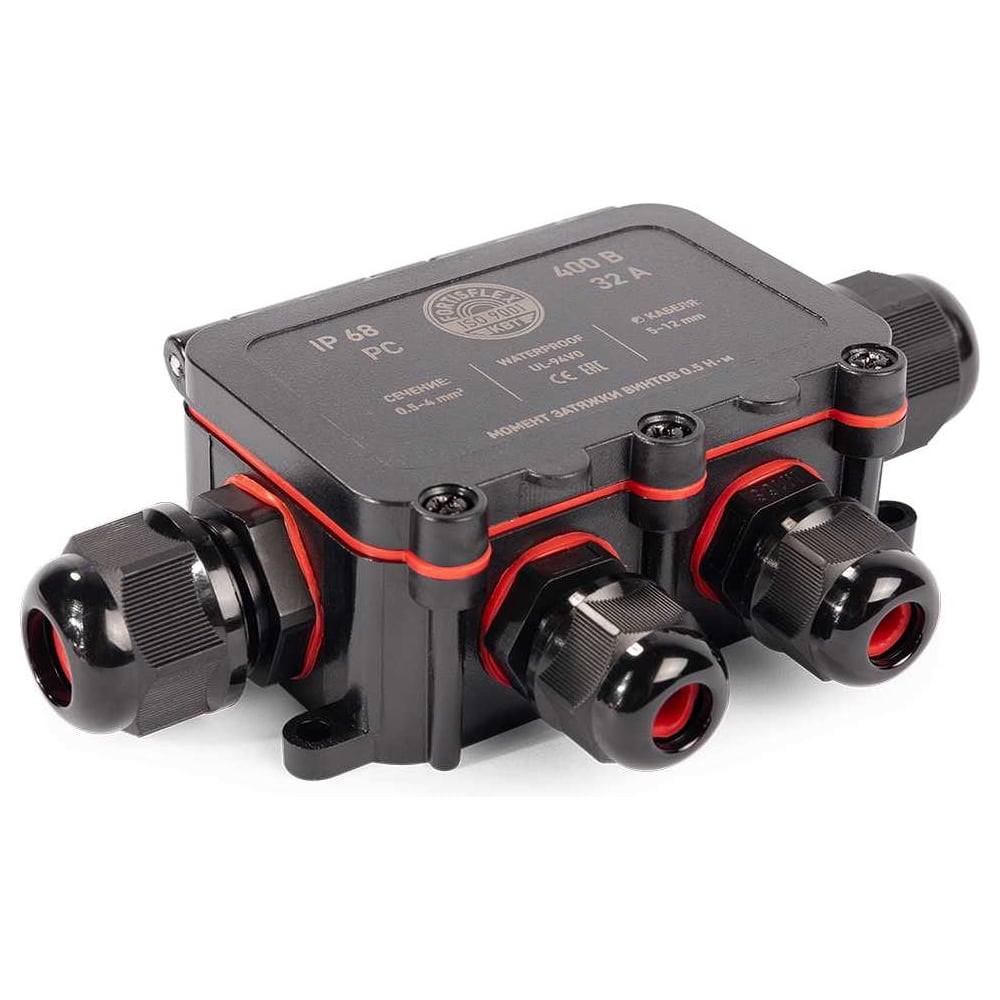 Изображение товара Герметичная распределительная коробка Fortisflex MG Box M-4 IP68 4 ввода