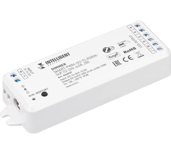 Изображение товара Диммер INTELLIGENT ARLIGHT SMART-PWM-102-72-RGBW-SUF 1шт 046537