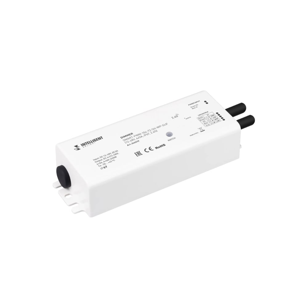 Изображение товара Диммер INTELLIGENT ARLIGHT SMART-PWM-104-72-SH-WP-SUF IARL, IP67 Пласти 1шт 046519