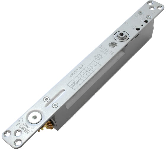 Изображение товара Доводчик врезной Doorlock DL705ITS EN2-4 серебристый, с регулируемым усилием закрывания, с фиксацией в открытом положении 75589