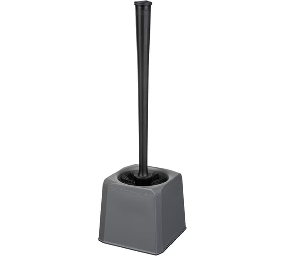 Изображение товара Комплект WC ершик для туалета с подставкой Econova Scandi c антискользящим основанием (Серый) 431501111