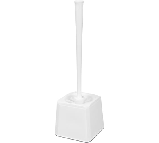 Изображение товара Комплект WC ершик для туалета с подставкой Econova Scandi c антискользящим основанием (Белый) 431501116